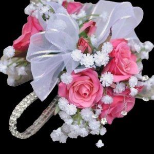 Elegant Rhinestone Prom Corsage